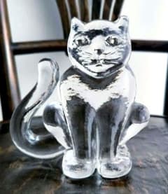 北欧ガラス猫コスタボダ BODA Bertil Vallien 置物フィギュリン - メルカリ