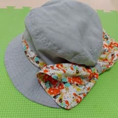 branshes ハット 54cm 花柄 　ブランシェス　帽子のサムネイル