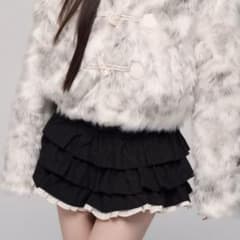 andwang Charm frill culotte mini skirt - メルカリ