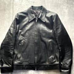 WACKO MARIA シングルライダース レザージャケット ステアハイド 牛革