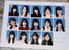 seju 証明写真 14枚セット シークレット 真ん中に折れがあります