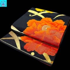 六通柄袋帯 吉祥文様 金糸 振袖 黒留袖 色留袖 訪問着 フォーマル