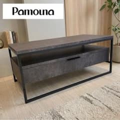 【極美品】パモウナ Pamouna リビングテーブル IRシリーズ セラミカネロ 極美品】パモウナ Pamouna リビングテーブル IRシリーズ セラミカネロ