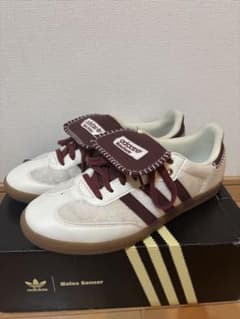 adidas Males Bonner ホワイト/バーガンディ スニーカー adidas Wales Bonner スニーカー ホワイト/バーガンディ - メルカリ