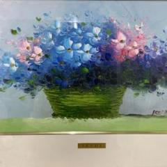 【真作】 池田啓子 油彩 真作 花 額装 静物画 油絵 IKEDA油彩 m32258860839_1.jpg?1655098728