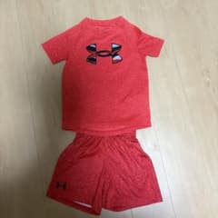 ※専用※Under Armour オレンジ　セットアップ　※YXSサイズ詳細有りのサムネイル