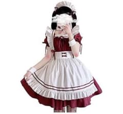 メイド服セット レッド Sのサムネイル