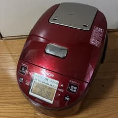HITACHI 炊飯器 RZ-AX10M 赤 ヤマダモール | 日立 炊飯器 5.5合 圧力&スチームIH ふっくら御膳 本体