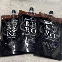 VALANROS KURO Cream shampoo 3個セット - メルカリ