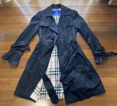 BURBERRY BLUE LABEL トレンチコート ブラック　38のサムネイル