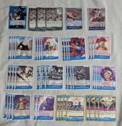 ワンピースカードゲーム 青デッキパーツセット - メルカリ