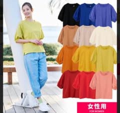 ワークマン女子　パフスリーブ　Tシャツ　速乾　L   2枚セットのサムネイル