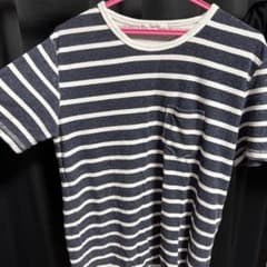 ストライプ柄　Tシャツ　タオル生地　夏のサムネイル