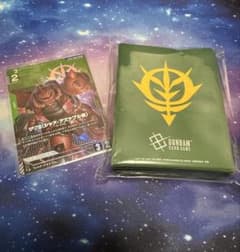 し*ん様 ガンダムカードゲーム GCG スリーブ ジオン　 EX02 おまけ付きのサムネイル