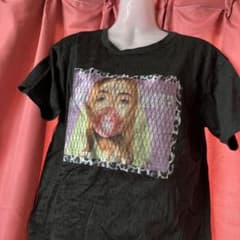 ブラックプリントＴシャツのサムネイル