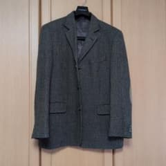【美品】Oleg Cassini テーラードジャケット グレーＬサイズのサムネイル