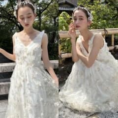 ドレスプロダクション ウェディングドレス【値下げしますコメントご確認ください】のサムネイル