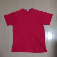 STUSSY Tシャツ レッド カラフルロゴのサムネイル