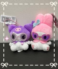 マイメロディ　クロミ　レトロサングラス　マスコット　サンリオ