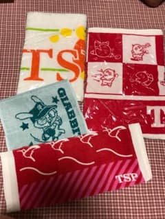 新品未使用☆卓球 TSP タオル 4枚組のサムネイル