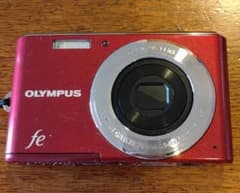 Olympus FE-4050 レッド デジタルカメラ - メルカリ