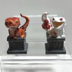 狛レオパ2 阿吽セット　レッド系セット - 5