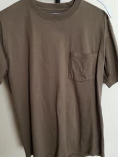 Hanes BEEFY-T ポケットTシャツ カーキ Mサイズのサムネイル