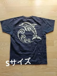 Ocean Expo Park イルカ柄 Tシャツ ネイビー