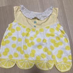 ナルミヤ　インターナショナル　夏にぴったりレモン　チュニック 100cmのサムネイル