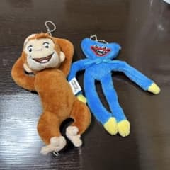 おさるのジョージとハギーワギーのぬいぐるみのサムネイル