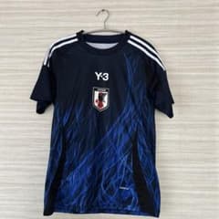 Y-3 サッカー日本代表 JFA ユニフォーム 半袖 ネイビー - メルカリ