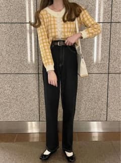 テーパードデニムパンツ[cu382]のサムネイル