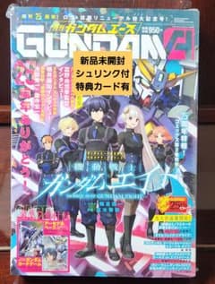 シュリンク付き】月刊ガンダムエース 2026年8月号 付録完備 - メルカリ