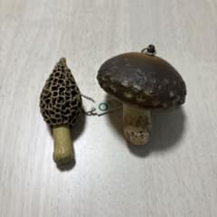 ネイチャーテクニカラー キノコ マスコット 2種セットのサムネイル