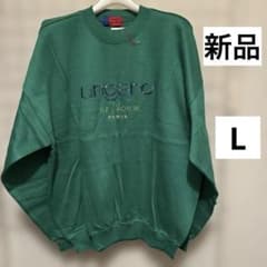 メンズUngaro グリーントレーナー L 新品 タグ付き ウンガロ 