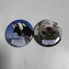 鴨川シーワールド 缶バッジ 2個セット シャチ アシカ - メルカリ