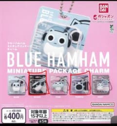 BLUE HAMHAM ミニチュアパッケージチャーム二体セットのサムネイル