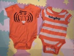 ロンパース 80 baby  gap ボーダーのサムネイル