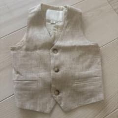 ZARA ベスト ベージュ 86cm セレモニーのサムネイル