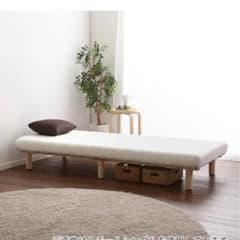【ジャンク品】【脚のみ】脚付きボンネルコイルマットレスベッド シングルのサムネイル