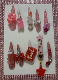 ネイルチップ　付け爪　キッズ子供ギャルのサムネイル