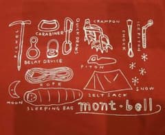 【美品】mont-bell クルーネック Tシャツ　モンベル 値引不可 連休価格のサムネイル