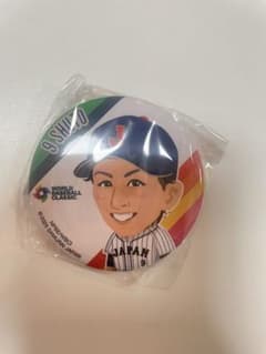 侍 JAPAN WBC グッズ　周東佑京　缶バッジのサムネイル