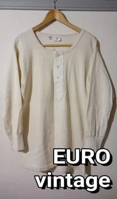 50s EURO フランス軍 ヘンリーネック vintageのサムネイル