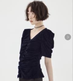 STUDIOUS別注 fetico velour gatherd topのサムネイル