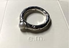 る様専用  e.m. 淡水パール一粒リングのサムネイル