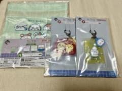 ちいかわ 一番くじ 銭湯ラバーチャーム ポーチ　うさぎ　ラッコ　セットのサムネイル