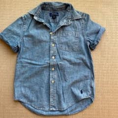 ☆ポロ　ラルフローレン　半袖シャツ デニムシャツ 140☆のサムネイル
