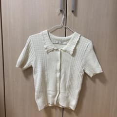 MOUSSY 半袖 カーディガン イエローのサムネイル