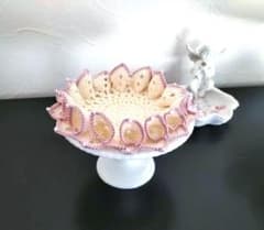 【ハンドメイド】ビーズつきドイリーのサムネイル